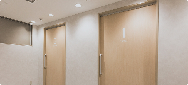 内視鏡室を2部屋完備