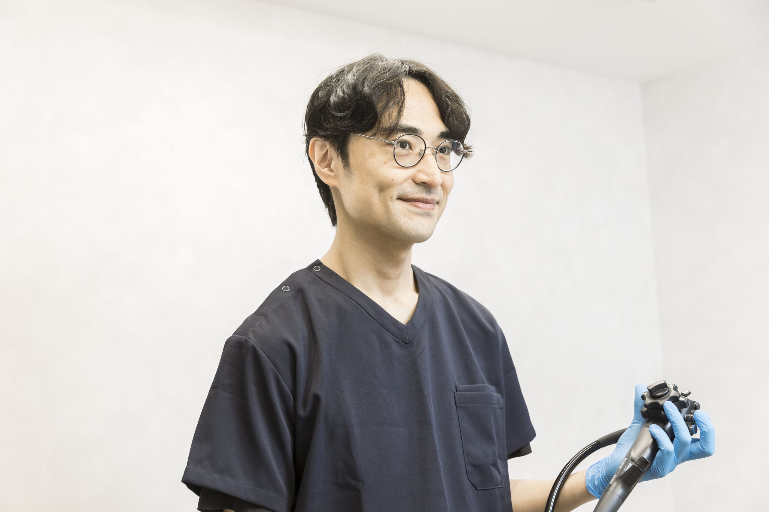 指導医が検査を担当